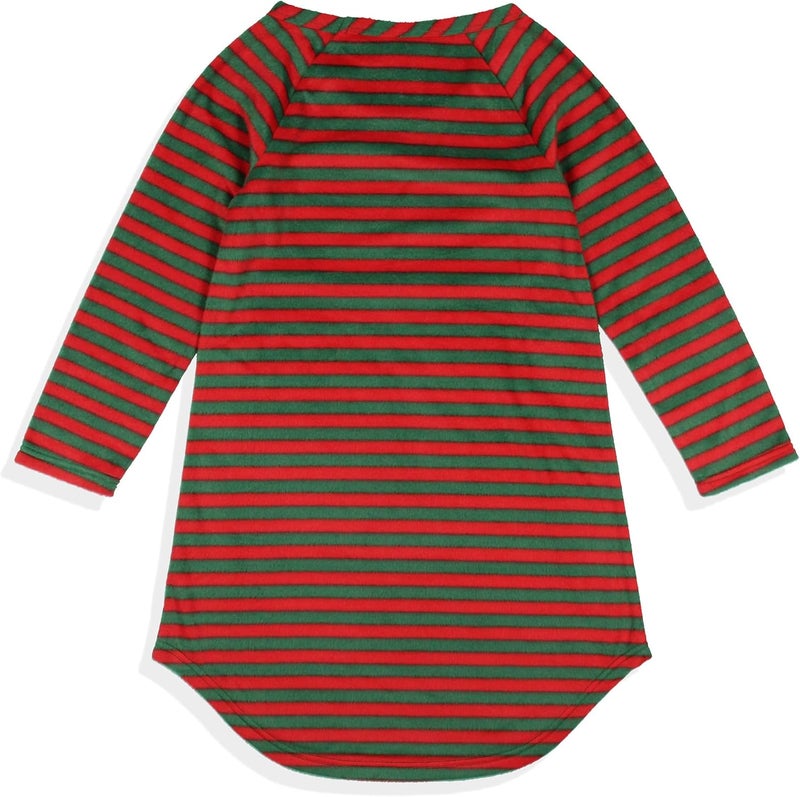 INTIMO Elf The Movie Girl's Smiling's My Favorite Christmas Sleep Pajama Nightgown - Image 2